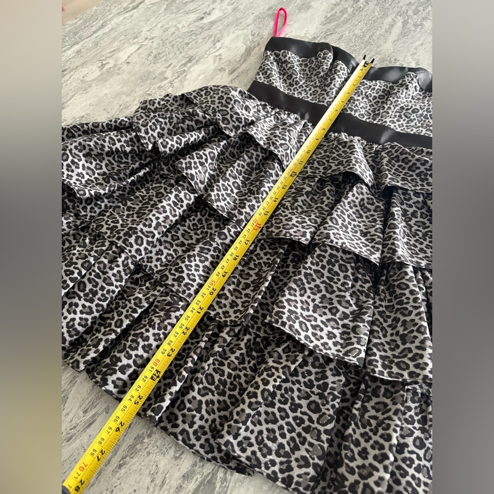 BJ Grey Leopard Print Dress - Picture 8 of 8